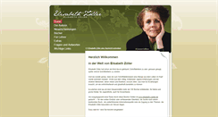 Desktop Screenshot of elisabeth-zoeller.de