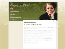 Tablet Screenshot of elisabeth-zoeller.de